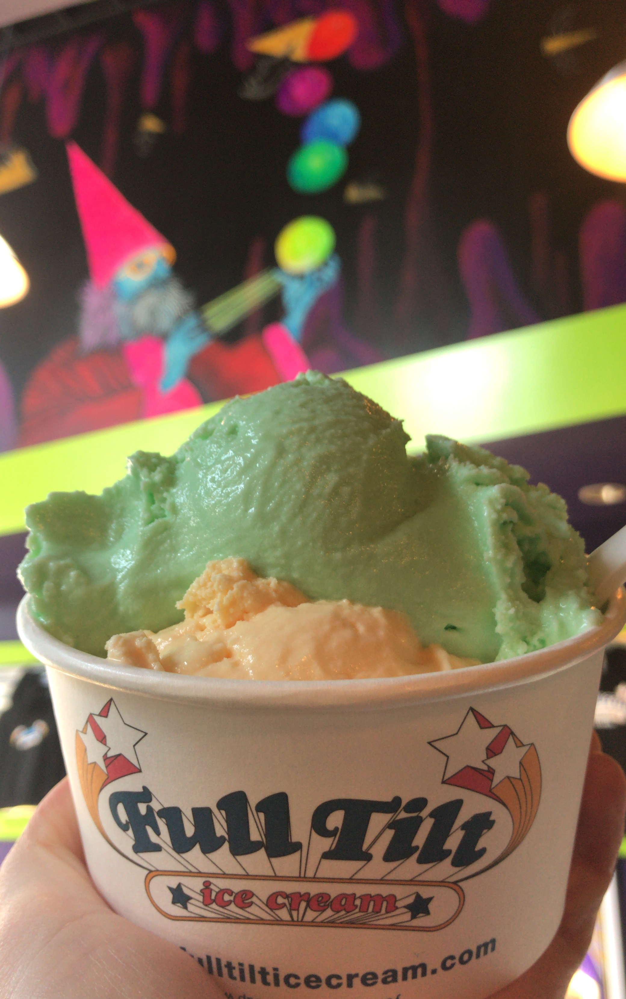 Ice cream from Full Tilt